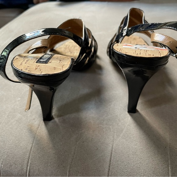 Nine West Women's Black Slingback 3.5” Strappy Sandals Size 9 M. Never Worn! - Picture 3 of 5